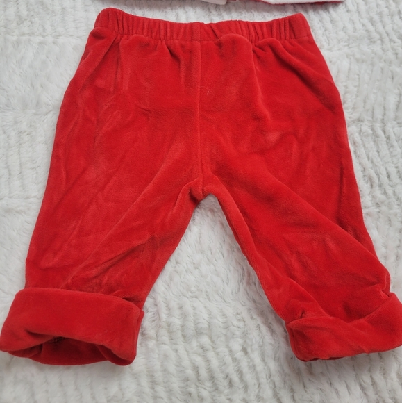 Infant Christmas velour outfit - Picture 10 of 11